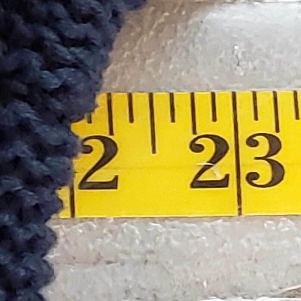 L.L. Bean Navy Cable Knit Sweater size large - Picture 7 of 8